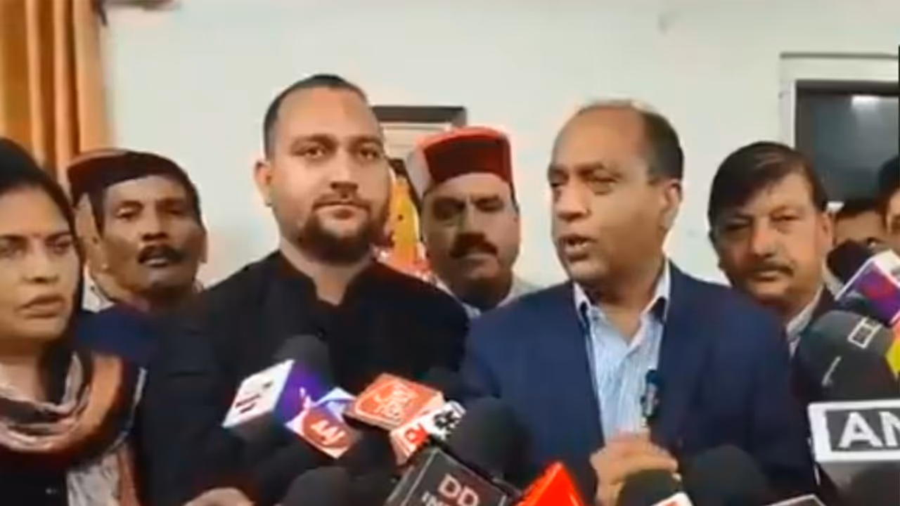 Jairam Thakur, Leader of the Opposition in the Himachal Pradesh Assembly (Photo/ANI) Jairam Thakur, Leader of the Opposition in the Himachal Pradesh Assembly (Photo/ANI)