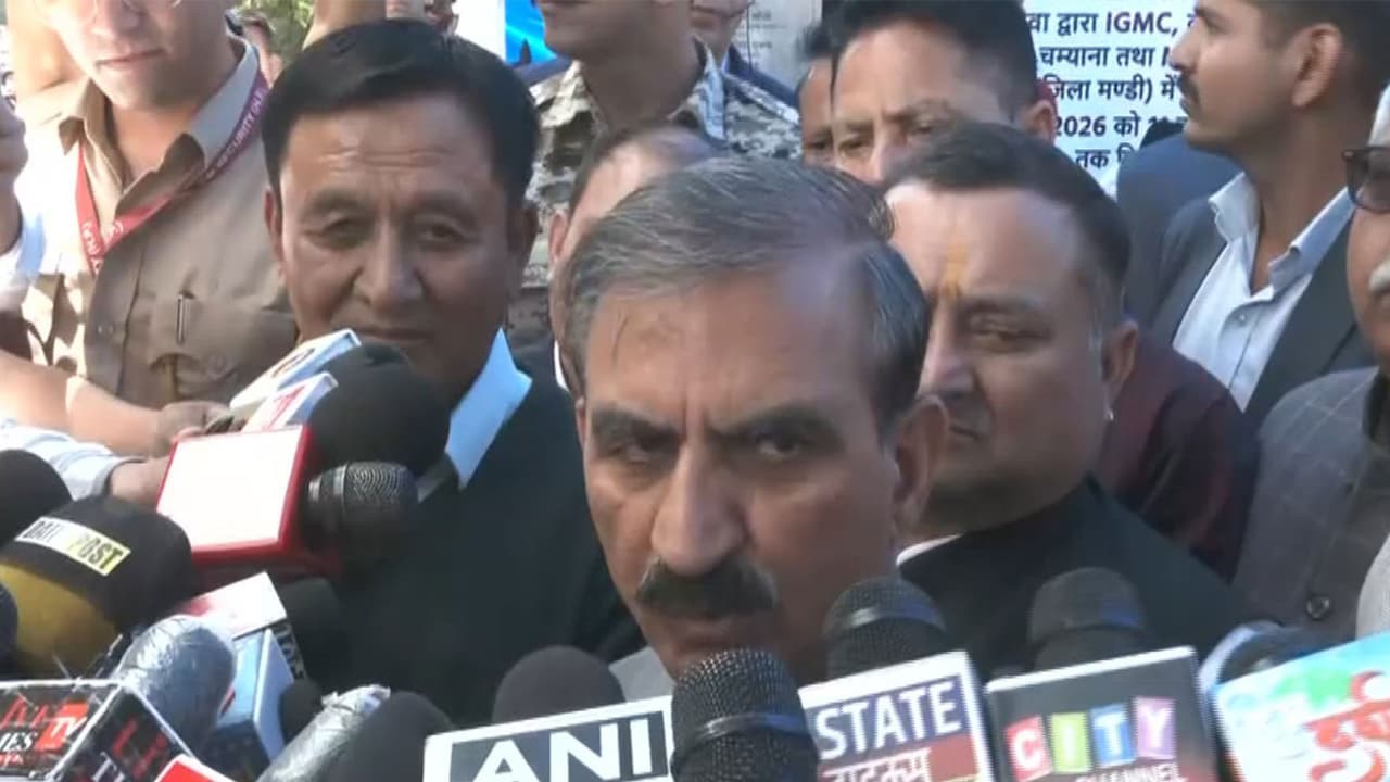 Himachal Pradesh Chief Minister Sukhvinder Singh Sukhu (Photo/ANI) Himachal Pradesh Chief Minister Sukhvinder Singh Sukhu (Photo/ANI)
