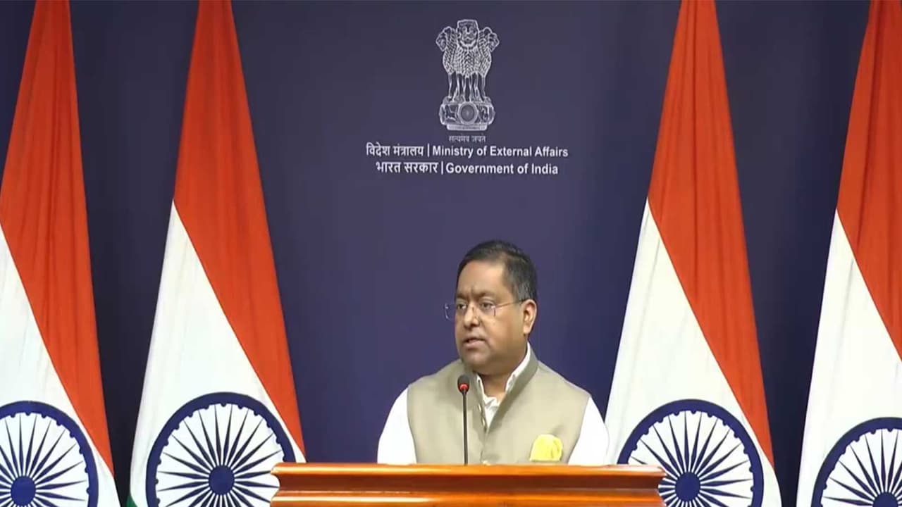 MEA Spokesperson Randhir Jaiswal (Photo/ANI) MEA Spokesperson Randhir Jaiswal (Photo/ANI)