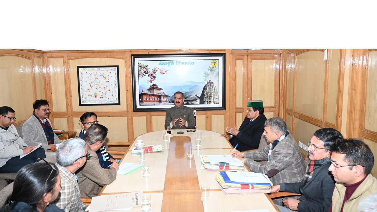 HP Chief Minister Sukhvinder Singh Sukhu presiding over meeting of Health Department (Photo/ANI) HP Chief Minister Sukhvinder Singh Sukhu presiding over meeting of Health Department (Photo/ANI)