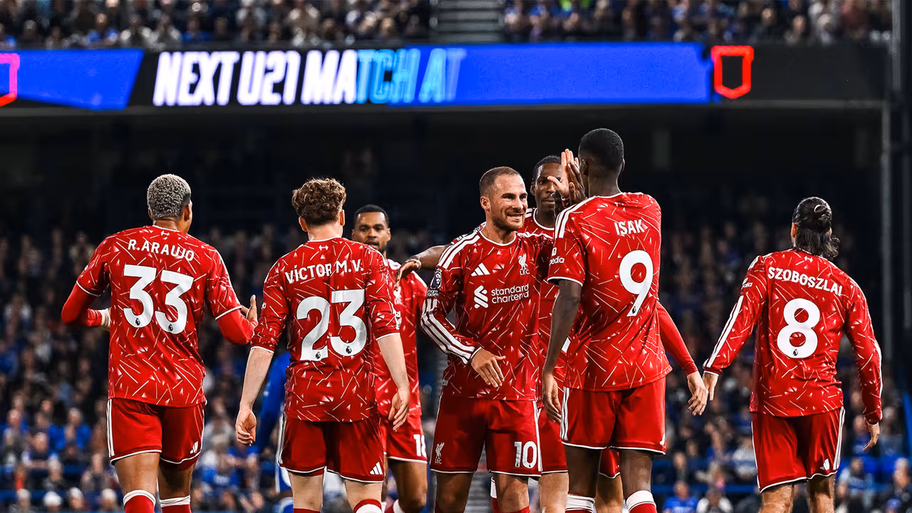 Liverpool players celebrating (Photo: X/@LFC) Liverpool players celebrating (Photo: X/@LFC)