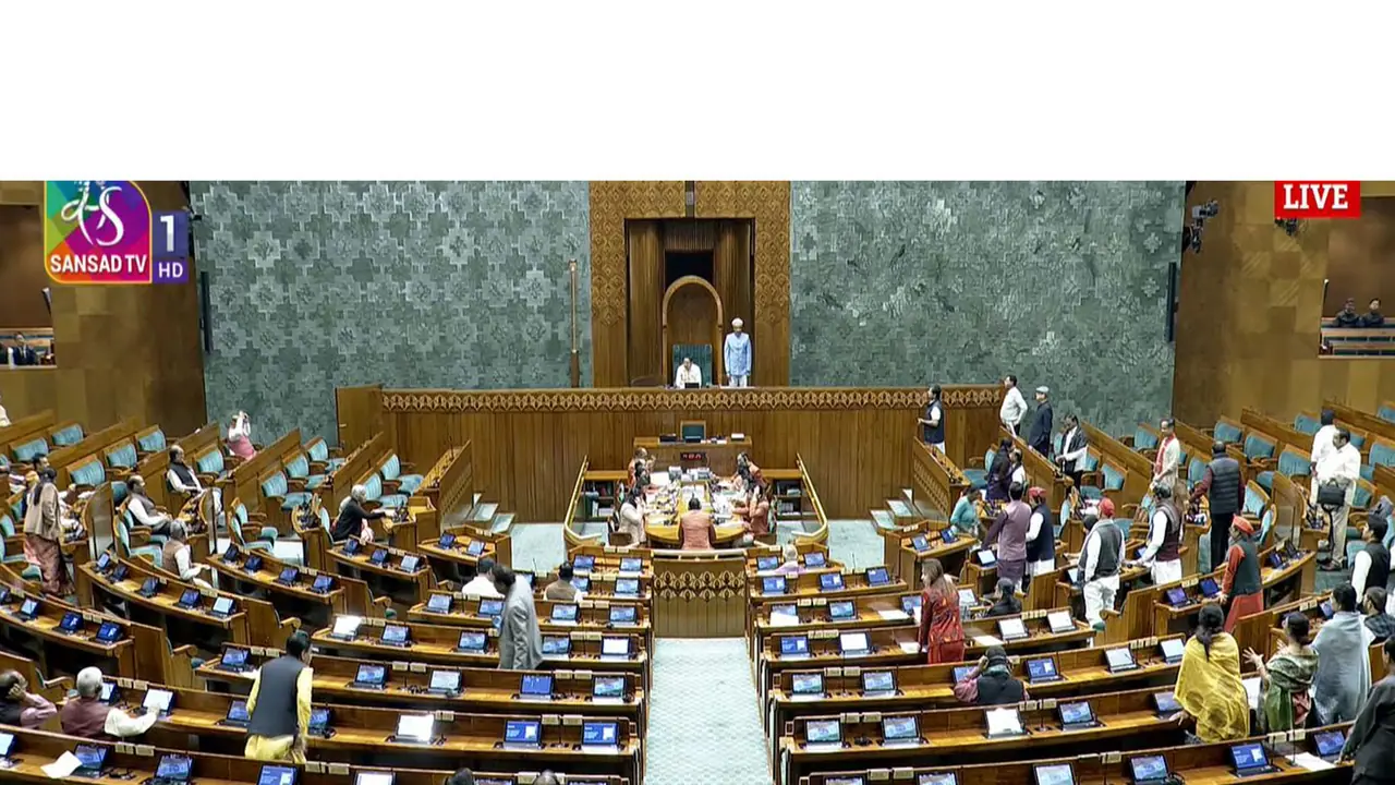 Visuals of Lok Sabha (Photo/Sansad TV) Visuals of Lok Sabha (Photo/Sansad TV)