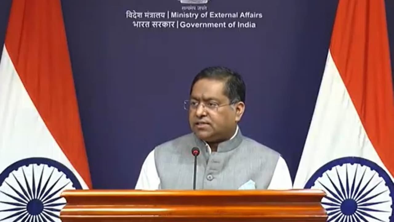 MEA spokesperson Randhir Jaiswal (Photo/ANI) MEA spokesperson Randhir Jaiswal (Photo/ANI)