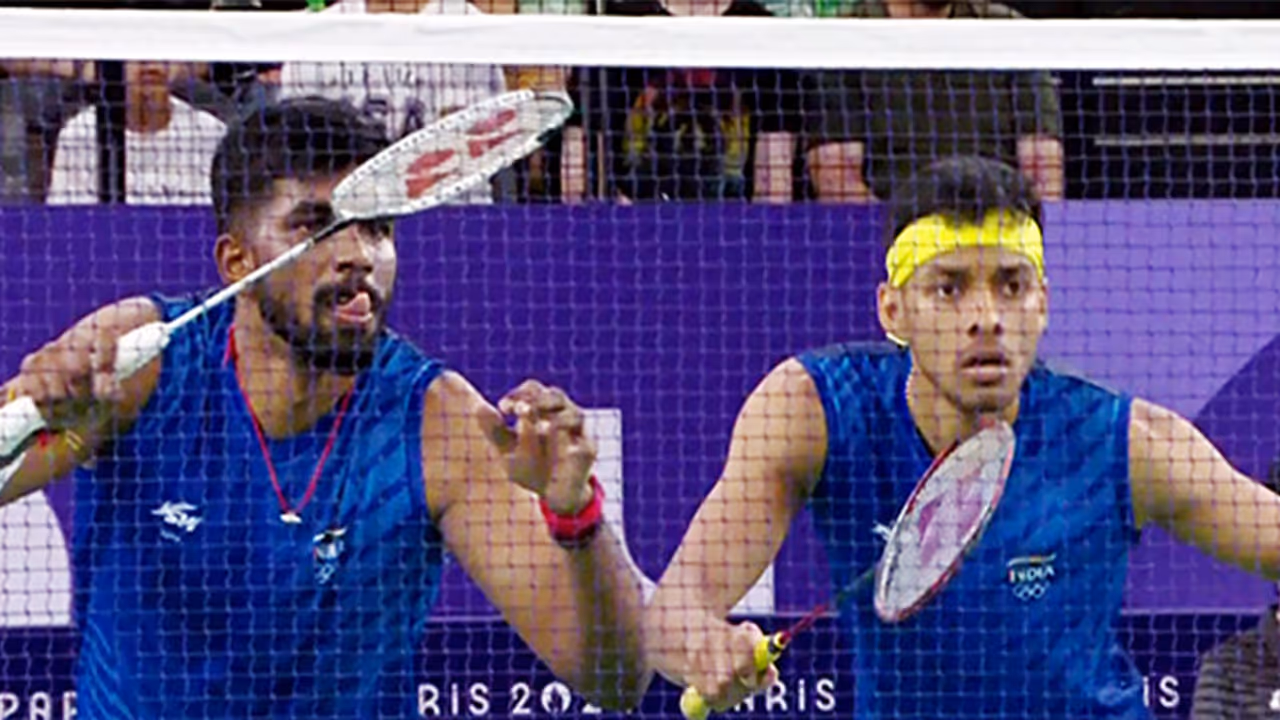 Satwiksairaj Rankireddy and Chirag Shetty (Photo: ANI) Satwiksairaj Rankireddy and Chirag Shetty (Photo: ANI)