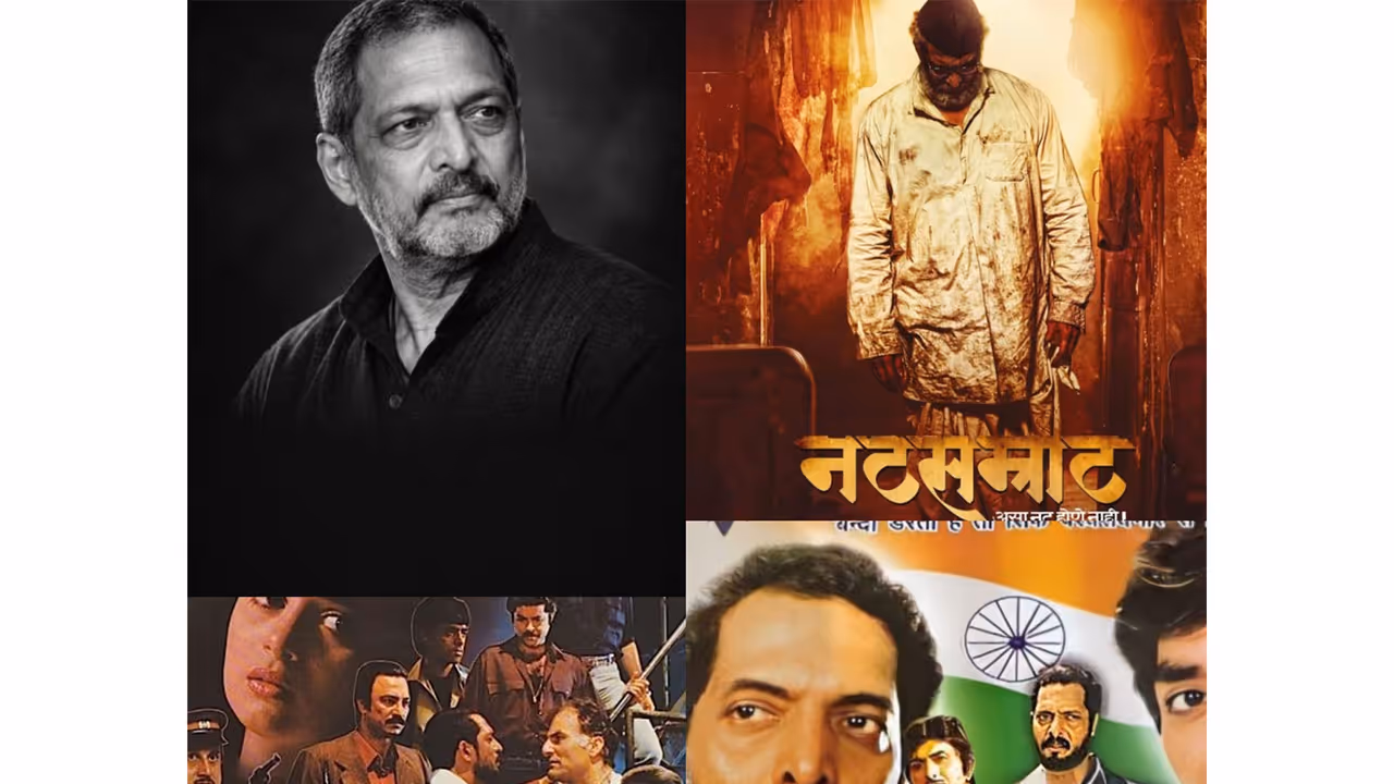 Nana Patekar (Photo/Instagram@RohitShetty), Natsamrat (Photo/Instagram@Mahesh Manjrekar), Parinda (Photo/Instagram@VVCF) and Tirangaa (Photo/Youtube@NHStudioz) Nana Patekar (Photo/Instagram@RohitShetty), Natsamrat (Photo/Instagram@Mahesh Manjrekar), Parinda (Photo/Instagram@VVCF) and Tirangaa (Photo/Youtube@NHStudioz)