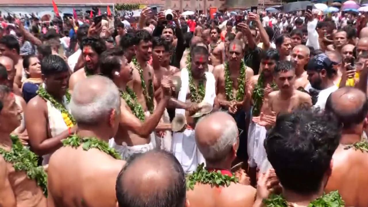 Chikhal Kalo festival celebration (Photo/ANI) Chikhal Kalo festival celebration (Photo/ANI)