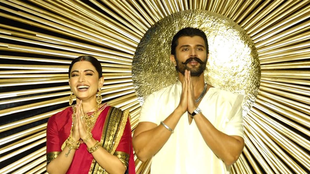 Rashmika Mandanna and Vijay Deverakonda (Image source: ANI) Rashmika Mandanna and Vijay Deverakonda (Image source: ANI)