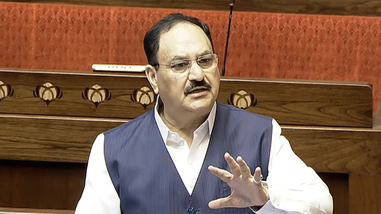 Union Minister for Chemicals and Fertilizers JP Nadda (Photo/Sansad TV) Union Minister for Chemicals and Fertilizers JP Nadda (Photo/Sansad TV)