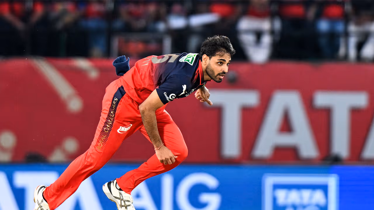 RCB's Bhuvneshwar Kumar (Photo: ANI) RCB's Bhuvneshwar Kumar (Photo: ANI)