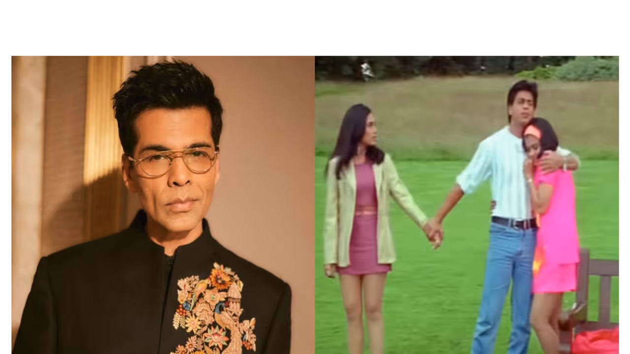 Karan Johar, a still from ‘Kuch Kuch Hota Hai’ (Photo/Instagram/@karanjohar), (Photo/YouTube/@dharmaproductions) Karan Johar, a still from ‘Kuch Kuch Hota Hai’ (Photo/Instagram/@karanjohar), (Photo/YouTube/@dharmaproductions)