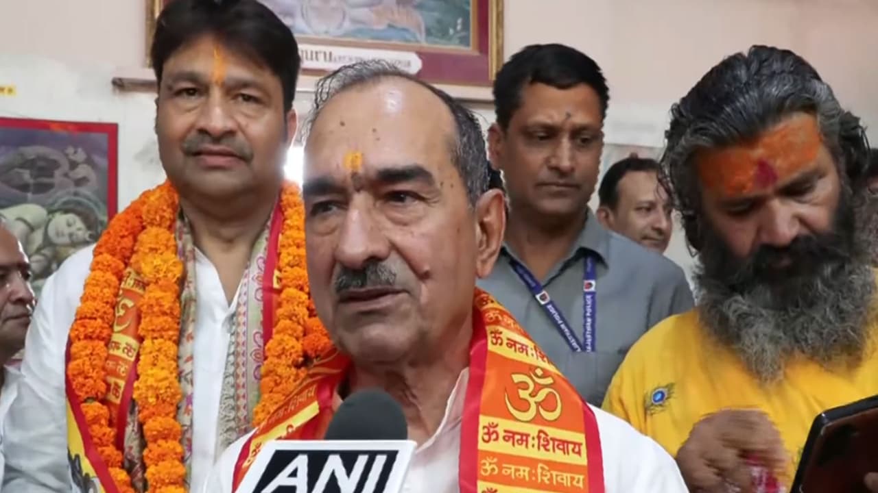 Madan Rathore, Rajasthan President, BJP, (Photo/ANI) Madan Rathore, Rajasthan President, BJP, (Photo/ANI)
