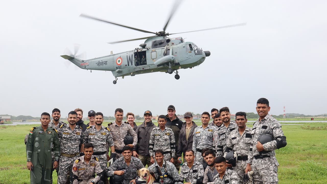 Indian Navy US Navy Explosive Ordnance Disposal (EOD) Exercise 2026 (Photo/Indian Navy) Indian Navy US Navy Explosive Ordnance Disposal (EOD) Exercise 2026 (Photo/Indian Navy)
