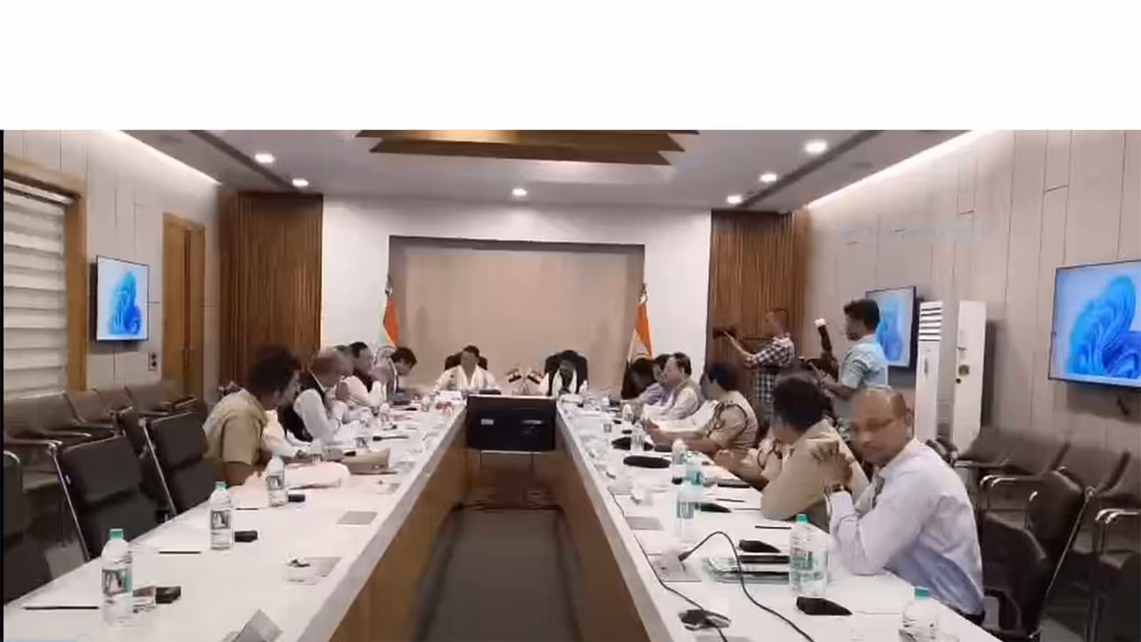 High level talks between the governments of Assam and Meghalaya (Photo/ANI) High level talks between the governments of Assam and Meghalaya (Photo/ANI)