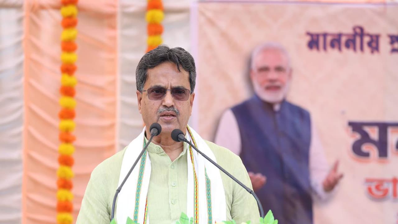 CM Manik Saha while inaugurating the Tripura State Games 2026 (Photo/ANI) CM Manik Saha while inaugurating the Tripura State Games 2026 (Photo/ANI)