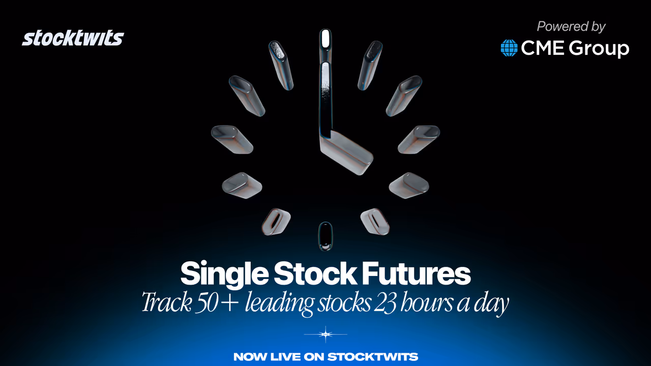 https://stocktwits.com/news articles/business/others/stocktwits expands cme group alliance with the integration of single stock futures data/cZY86PbRJp6 https://stocktwits.com/news articles/business/others/stocktwits expands cme group alliance with the integration of single stock futures data/cZY86PbRJp6