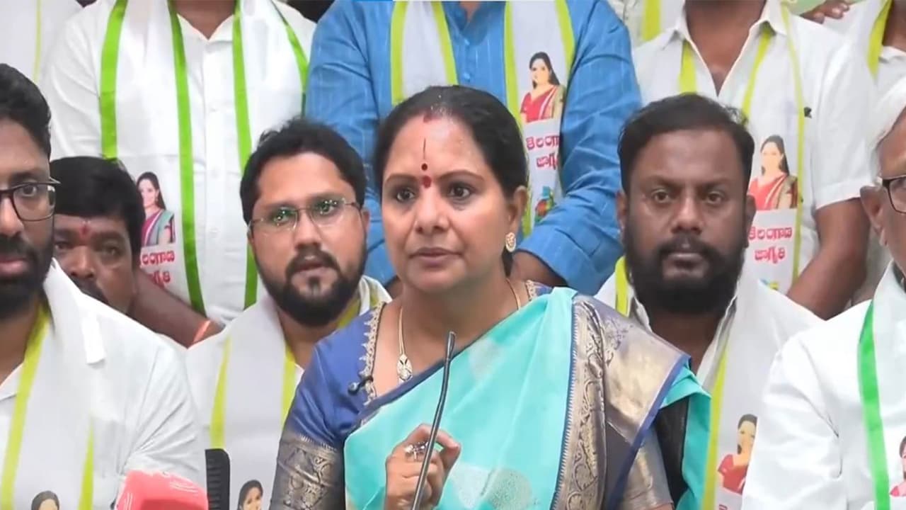 Telangana Jagruthi President K Kavitha (Photo/@RaoKavitha/X) Telangana Jagruthi President K Kavitha (Photo/@RaoKavitha/X)