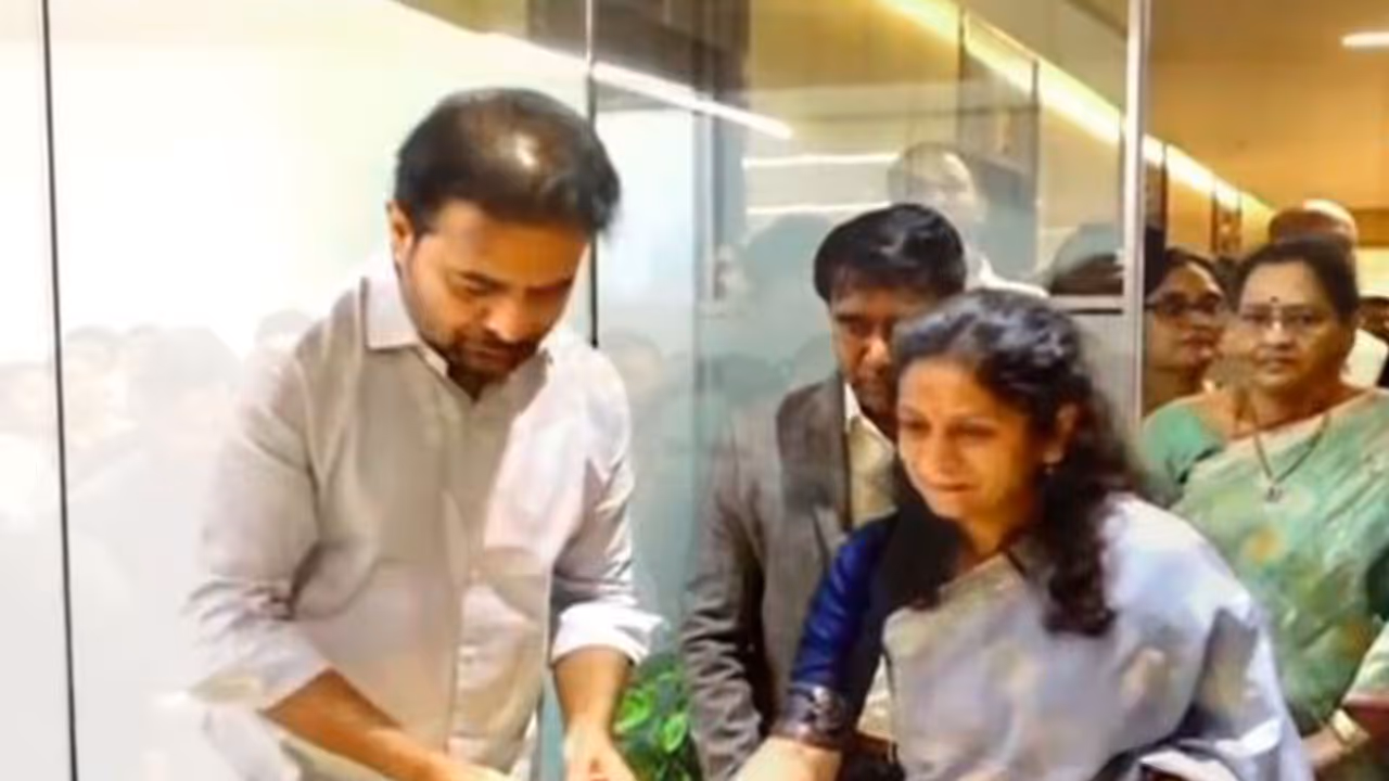 KTR inaugurates Random Trees' Indian headquarters in Hyderabad (Photo/BRS) KTR inaugurates Random Trees' Indian headquarters in Hyderabad (Photo/BRS)