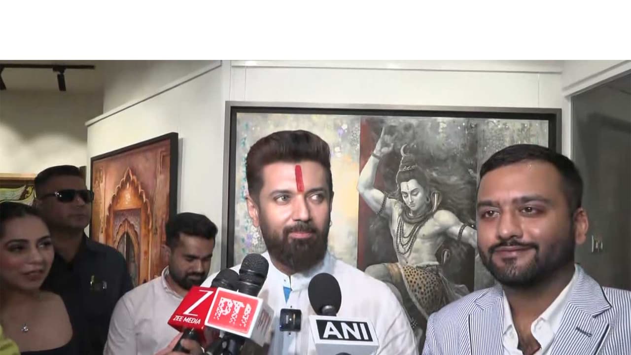 Union Minister Chirag Paswan at the event (Photo/ANI) Union Minister Chirag Paswan at the event (Photo/ANI)