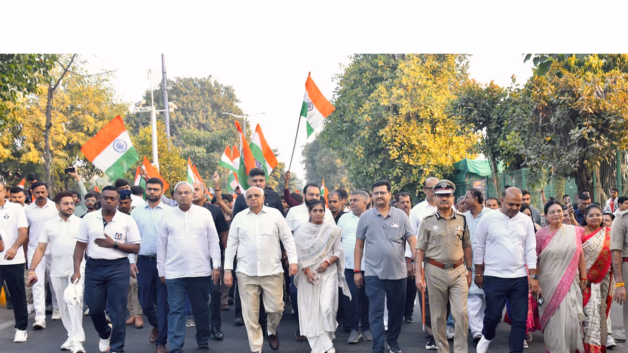 Gujarat CM Patel flags off ‘Run for Unity’ (Photo/X@Bhupendrapbjp) Gujarat CM Patel flags off ‘Run for Unity’ (Photo/X@Bhupendrapbjp)