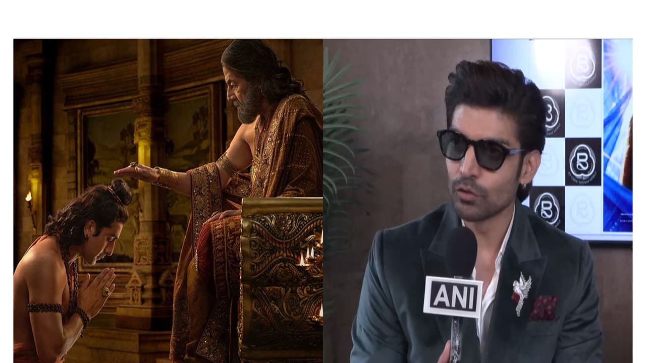 Gurmeet Choudhary (L) 'Ramayana' new poster (R) (Photo/ANI/Instagram@worldoframayana) Gurmeet Choudhary (L) 'Ramayana' new poster (R) (Photo/ANI/Instagram@worldoframayana)