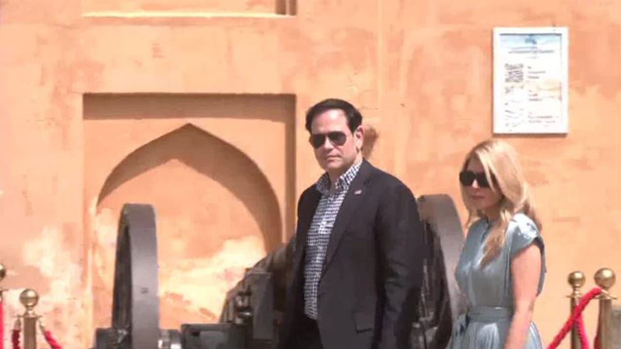 Marco Rubio visits Amer Fort (Photo/ANI) Marco Rubio visits Amer Fort (Photo/ANI)