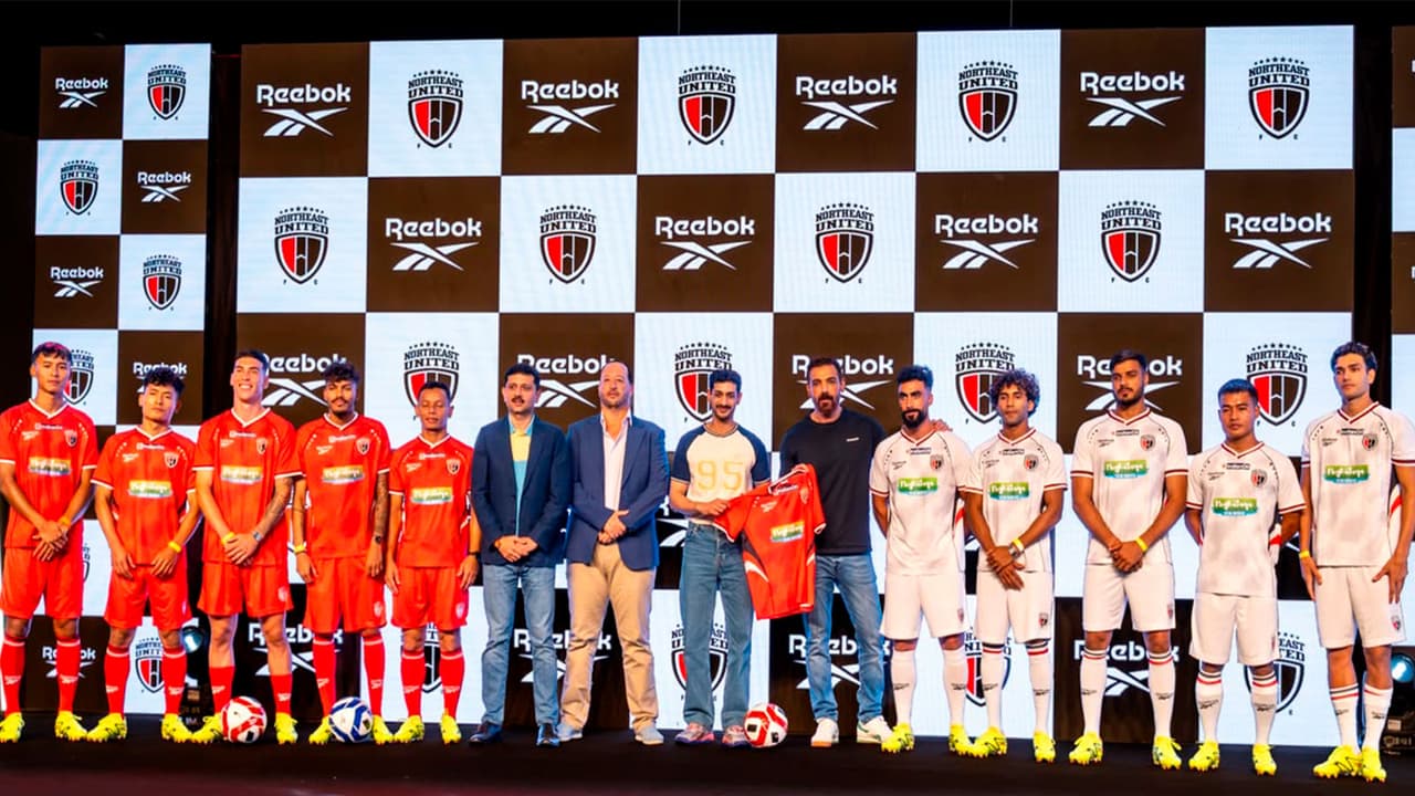 NorthEast United FC unveil new season jersey. (Photo: Reebok) NorthEast United FC unveil new season jersey. (Photo: Reebok)