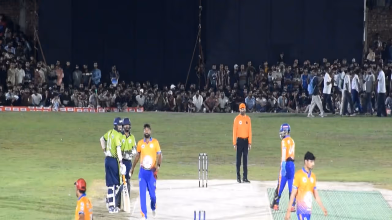 A still from Wednesday's match of the Royal Premier League season 2 (Photo: ANI) A still from Wednesday's match of the Royal Premier League season 2 (Photo: ANI)