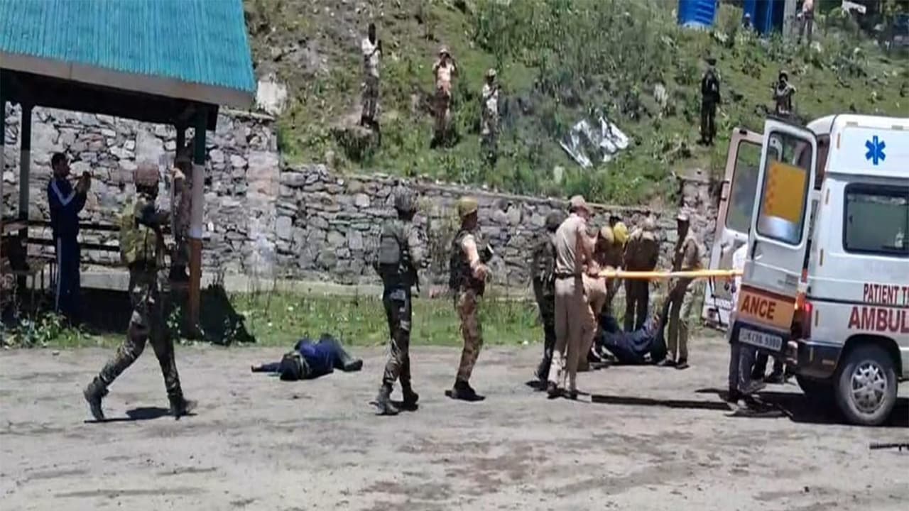 Anantnag Police conducts mock drill at Chandanwari ahead of Shri Amarnath Ji Yatra–2026 (Photo/J K Police) Anantnag Police conducts mock drill at Chandanwari ahead of Shri Amarnath Ji Yatra–2026 (Photo/J K Police)
