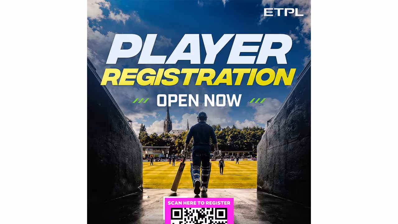 European T20 Premier League opens player draft registration. (Photo/ETPL) European T20 Premier League opens player draft registration. (Photo/ETPL)