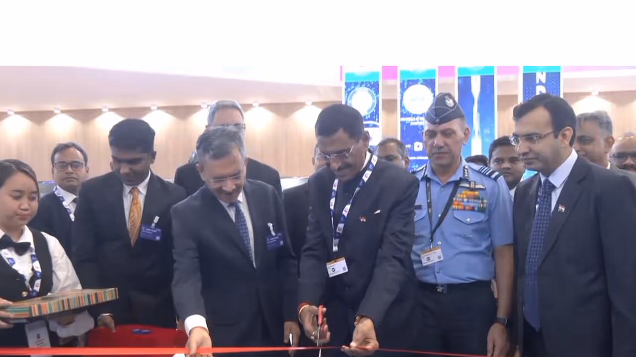 MoS Sanjay Seth inagurates the India Pavilion at the Dubai Air Show (Photo/ANI) MoS Sanjay Seth inagurates the India Pavilion at the Dubai Air Show (Photo/ANI)