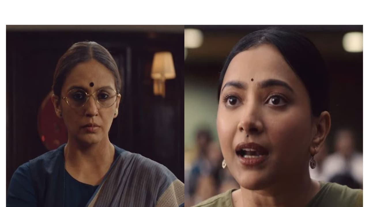 Shweta Basu Prasad, Huma Qureshi in Maharani Season 4 (Photo/Instagram@SonyLIV) Shweta Basu Prasad, Huma Qureshi in Maharani Season 4 (Photo/Instagram@SonyLIV)