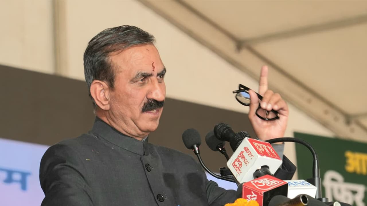 Himachal Pradesh Chief Minister Sukhvinder Singh Sukhu (Photo/Himachal CMO) Himachal Pradesh Chief Minister Sukhvinder Singh Sukhu (Photo/Himachal CMO)