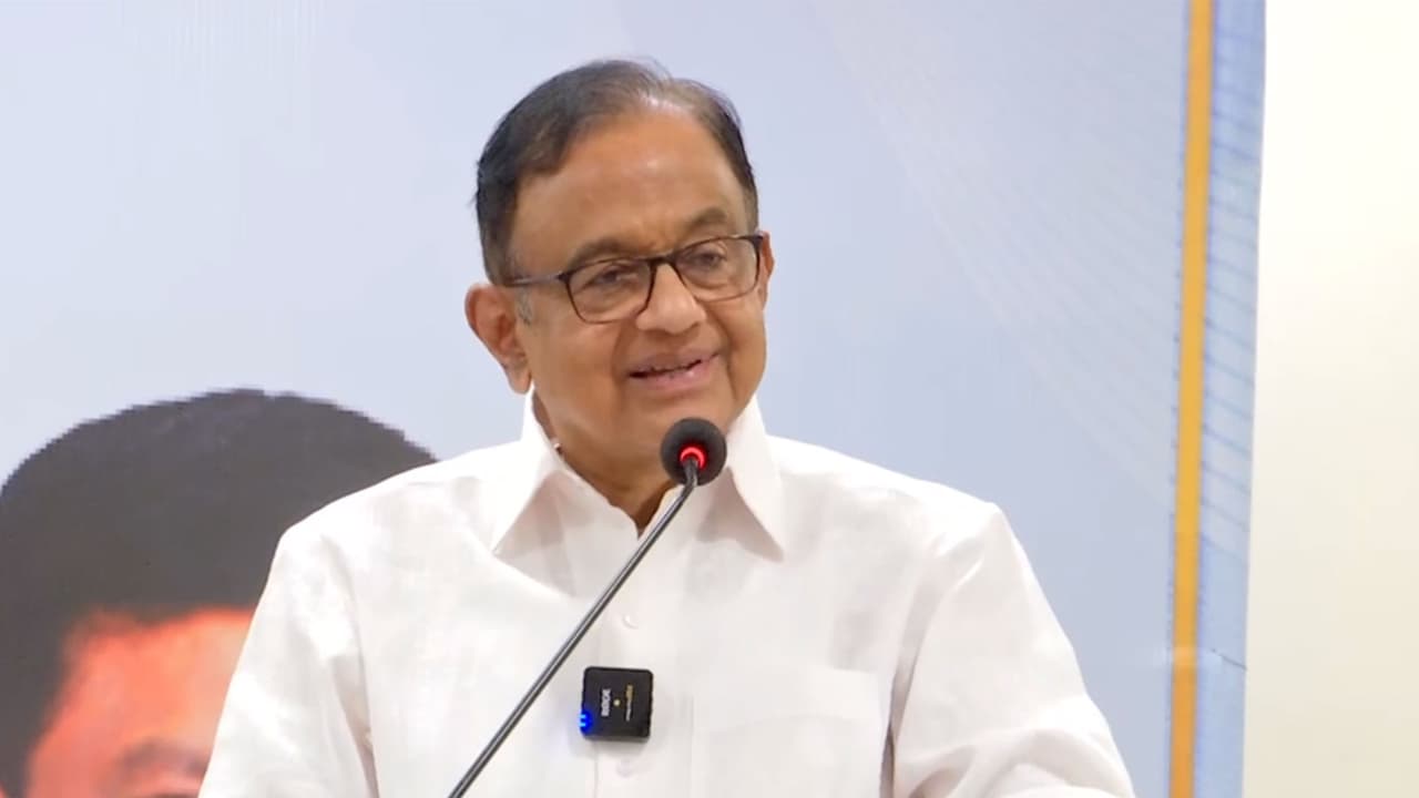 Senior Congress leader and Rajya Sabha MP P Chidambaram (Photo/ANI) Senior Congress leader and Rajya Sabha MP P Chidambaram (Photo/ANI)
