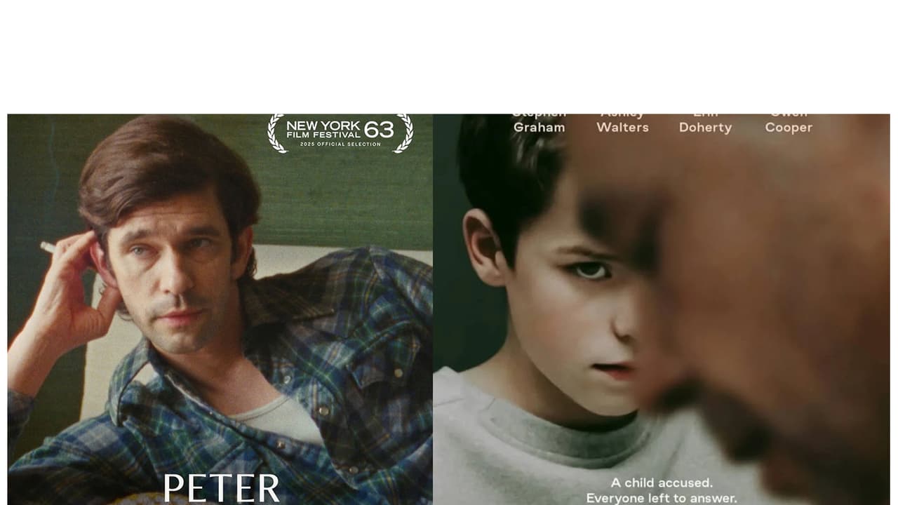 Peter Hujar's Day (Photo: Instagram/@irasachsfilm) and Adolescence (Photo: Instagram/@netflix)