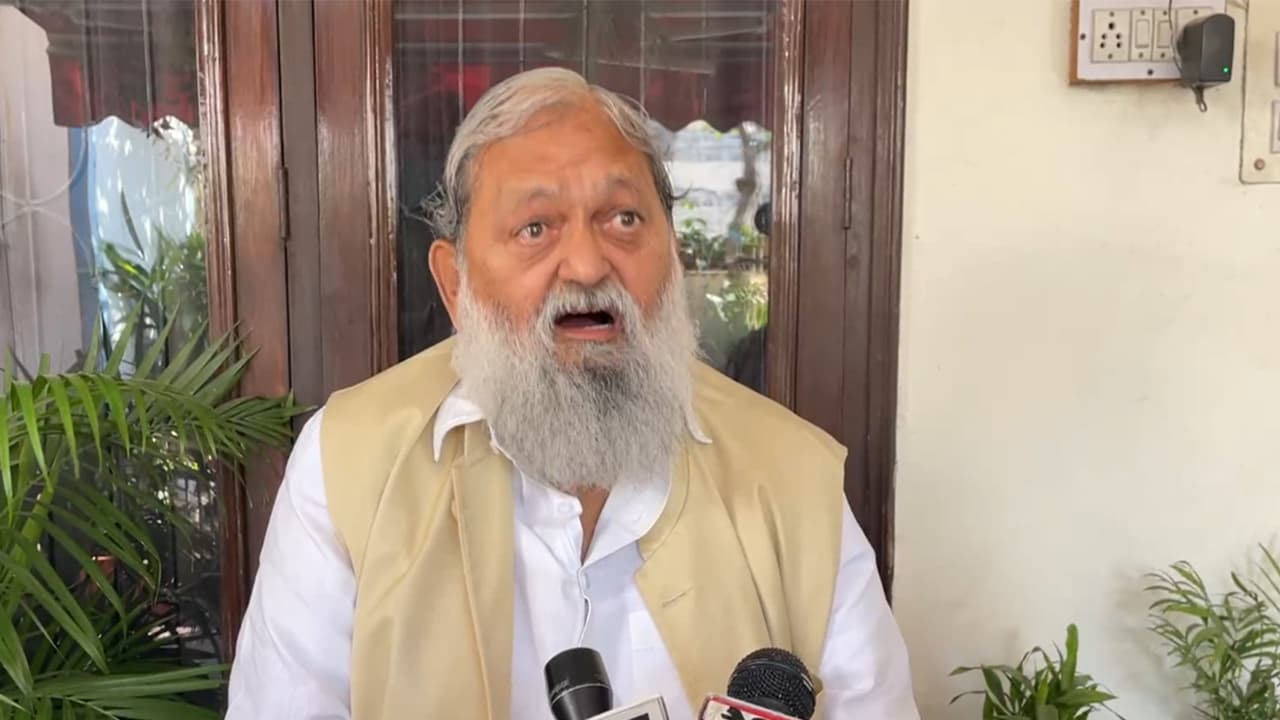 Haryana Minister Anil Vij (Photo/ANI) Haryana Minister Anil Vij (Photo/ANI)