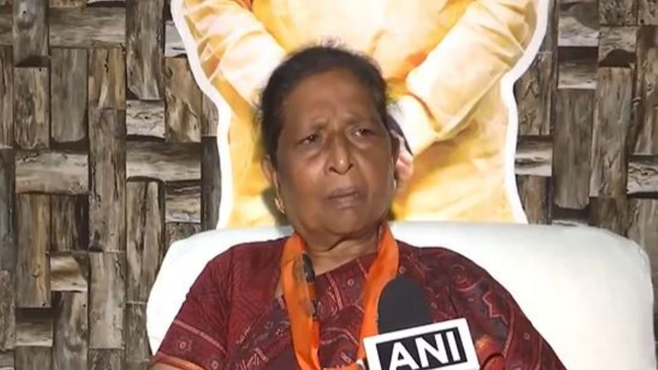 BJP candidate from Bettiah Assembly Constituency Renu Devi (Photo/ANI) BJP candidate from Bettiah Assembly Constituency Renu Devi (Photo/ANI)