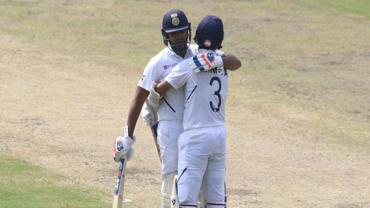Rohit Sharma and Ajinkya Rahane. (Photo:X/@ImRo45) Rohit Sharma and Ajinkya Rahane. (Photo:X/@ImRo45)