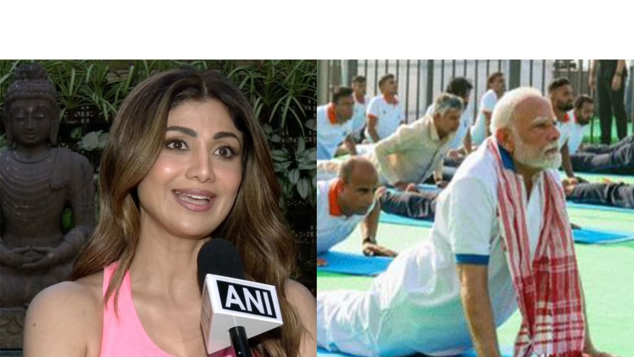 Shilpa Shetty credits PM Modi for yoga's global popularity (Photo/ANI) Shilpa Shetty credits PM Modi for yoga's global popularity (Photo/ANI)