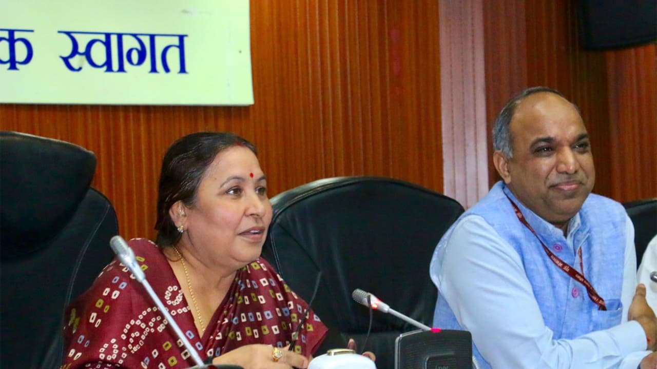 Standing Committee Chairperson, Satya Sharma (Photo/ANI) Standing Committee Chairperson, Satya Sharma (Photo/ANI)