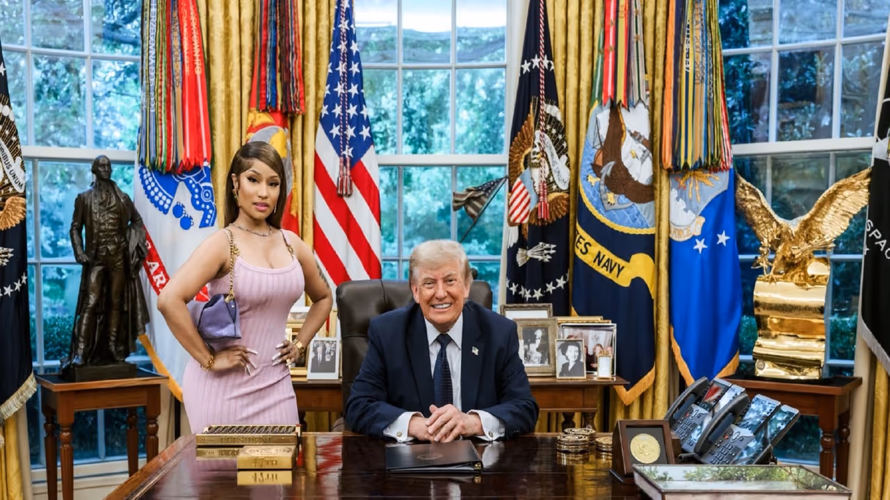 Musician Nicki Minaj with US President Donald Trump (Photo: X@NICKIMINAJ) Musician Nicki Minaj with US President Donald Trump (Photo: X@NICKIMINAJ)