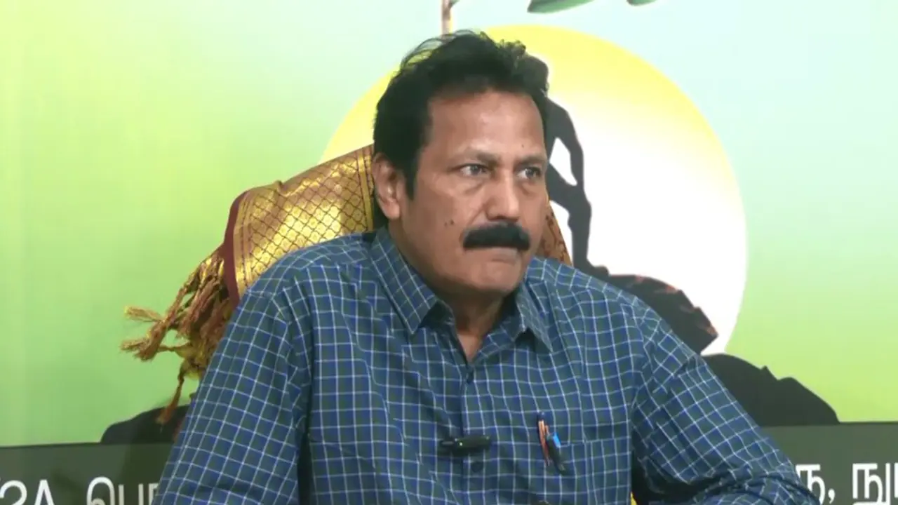 Dr Krisnaswamy, President Puthiya Thamilagam Party (Photo/ANI) Dr Krisnaswamy, President Puthiya Thamilagam Party (Photo/ANI)