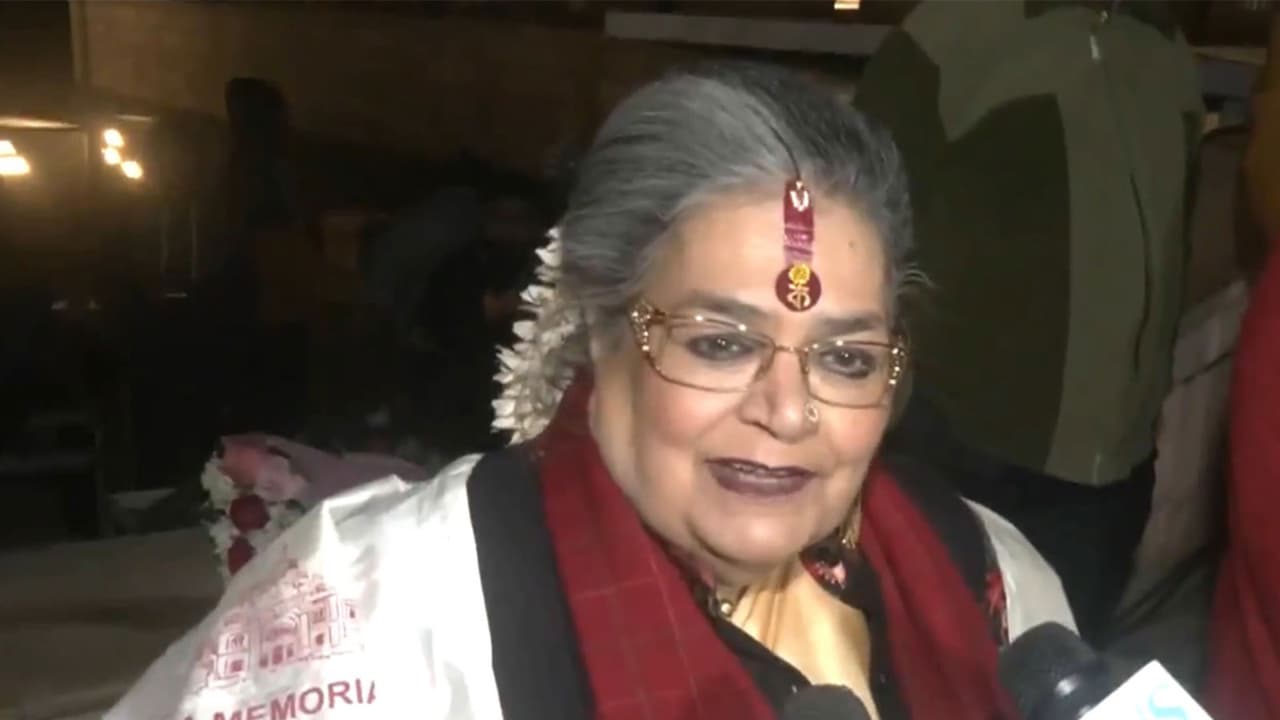 Veteran singer Usha Uthup (Image source: ANI) Veteran singer Usha Uthup (Image source: ANI)