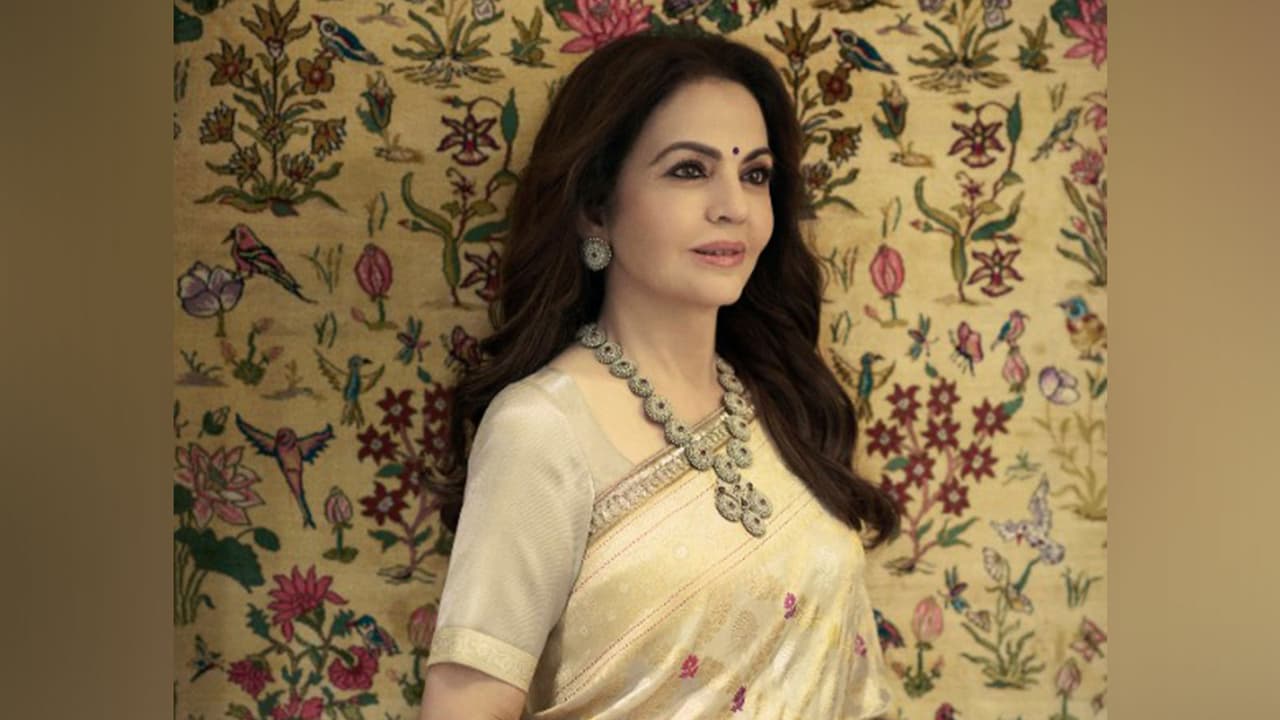 Nita Ambani, Founder and Chairperson of Reliance Foundation (Image source/X/ @@RIL_Updates)