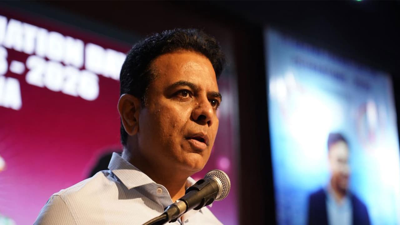 Bharat Rashtra Samithi Working President KT Rama Rao (Photo/ANI) Bharat Rashtra Samithi Working President KT Rama Rao (Photo/ANI)
