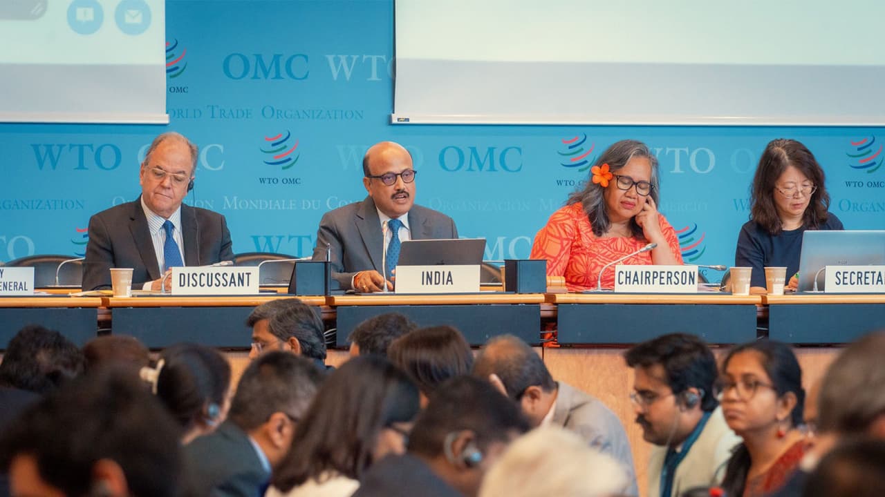 India reiterates commitment to rules based multilateral trading system at WTO (Photo X@RajeshAgrawal94) India reiterates commitment to rules based multilateral trading system at WTO (Photo X@RajeshAgrawal94)