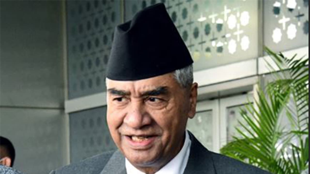 Former Nepali Prime Minister and Nepali Congress President Sher Bahadur Deuba (File Photo/ANI) Former Nepali Prime Minister and Nepali Congress President Sher Bahadur Deuba (File Photo/ANI)