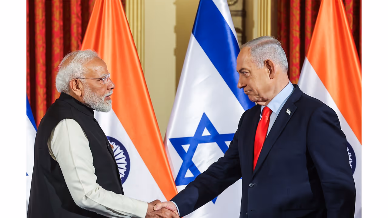 Prime Minister Narendra Modi and Israeli Prime Minister Benjamin Netanyahu (File Photo/PM Narendra Modi Photo Gallery/ANI) Prime Minister Narendra Modi and Israeli Prime Minister Benjamin Netanyahu (File Photo/PM Narendra Modi Photo Gallery/ANI)