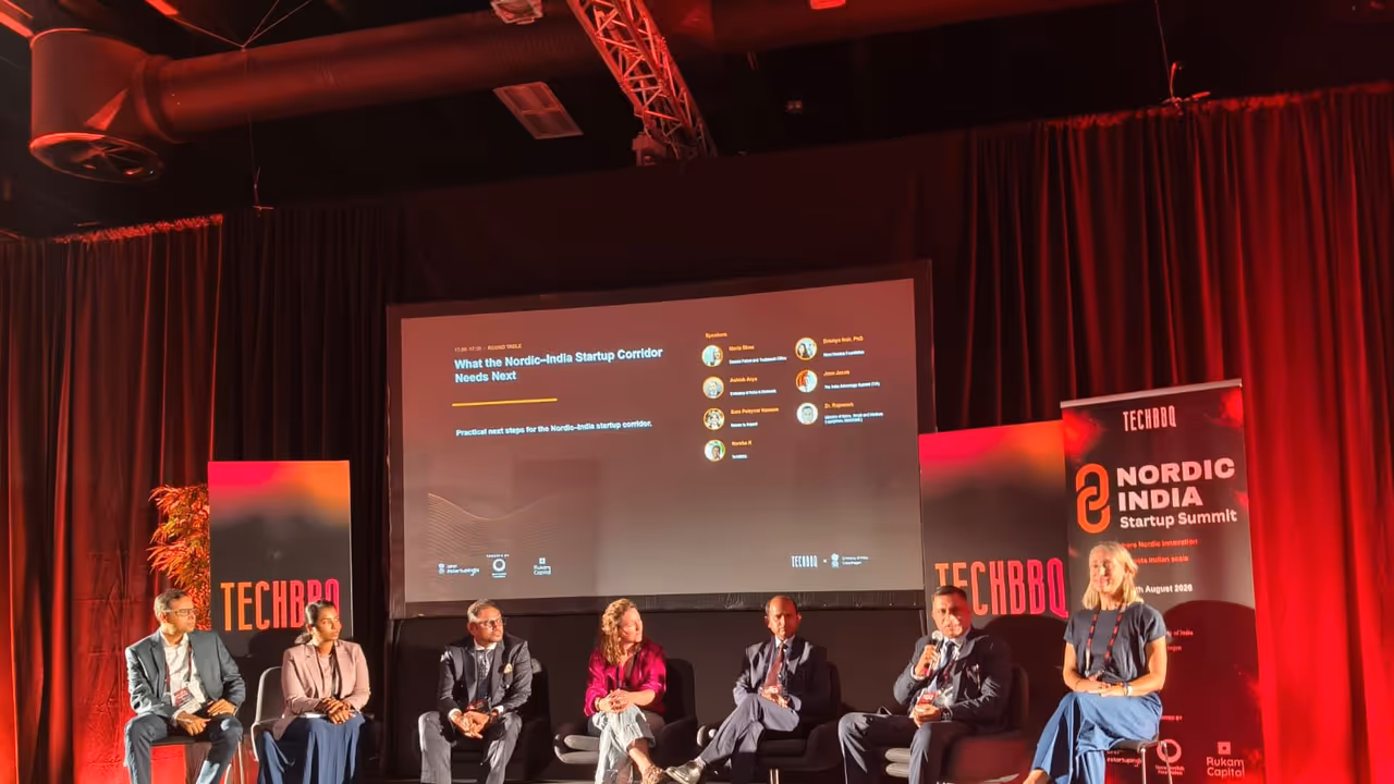 Indian MSME delegation participated in the Nordic India Startup Summit at TechBBQ in Copenhagen (Photo/Ministry of MSME) Indian MSME delegation participated in the Nordic India Startup Summit at TechBBQ in Copenhagen (Photo/Ministry of MSME)