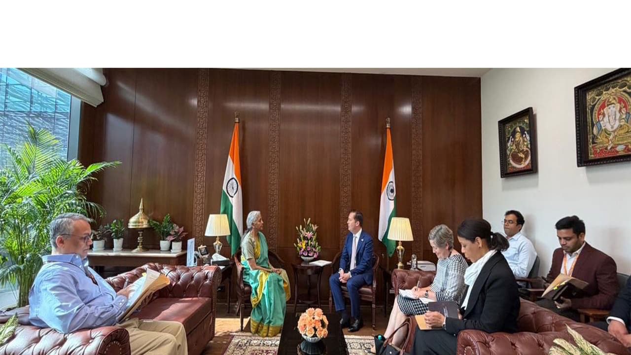 US Ambassador to India, Sergio Gor meets with Union Minister Nirmala Sitharaman (Photo/@FinMinIndia) US Ambassador to India, Sergio Gor meets with Union Minister Nirmala Sitharaman (Photo/@FinMinIndia)