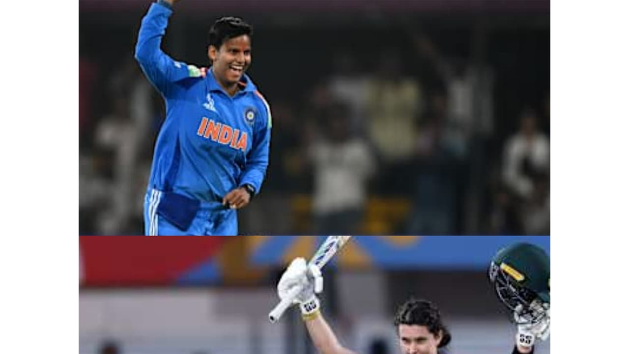 Deepti Sharma and Laura Wolvaardt. (Photo: ICC) Deepti Sharma and Laura Wolvaardt. (Photo: ICC)